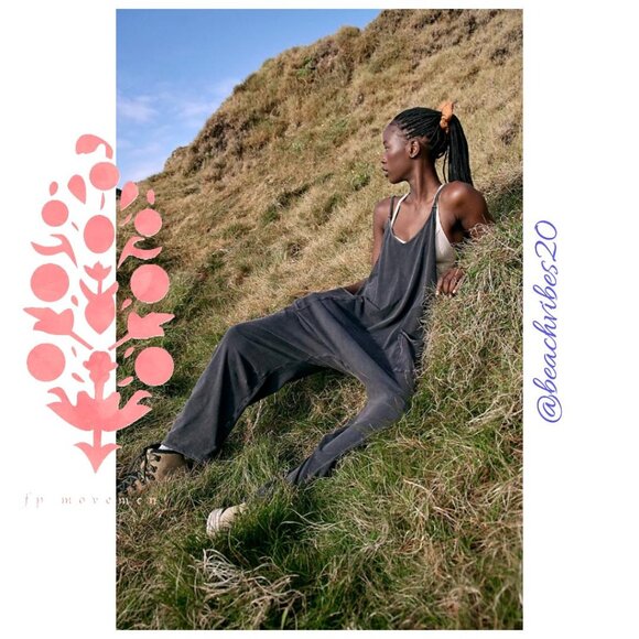 FP Movement by Free People Pants - FP MOVEMENT BY FREE PEOPLE Hot Shot Onesie Washed Black M NWT FP-200